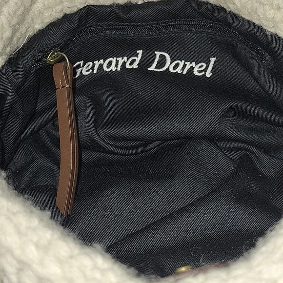 GERARD DAREL Beige Crochet Crossbody Shoulder Bag - Picture 10 of 11